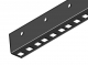 Рейка рэковая 56U, планка, 2,0мм, черная (через 1/2 Unit)