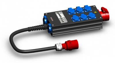 PD-6-16 Schuko TV Power Distributor