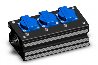 PC-3 Neon Schuko Power Connector