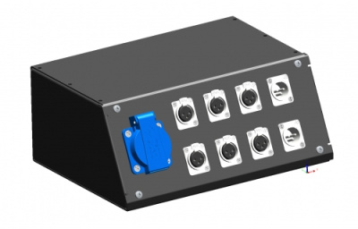PC-9 Slope XLR Power Connector