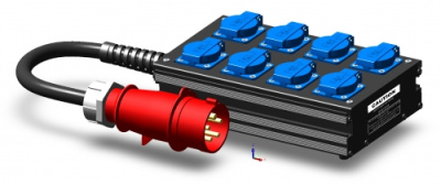 PD-8 Schuko Touring Power Distributor