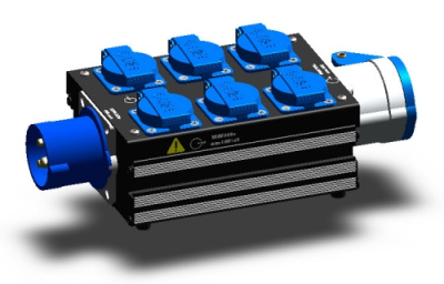 PD-6 Schuko TV Power Distributor