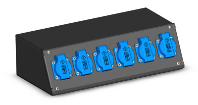 PC-6 Slope Schuko Power Connector